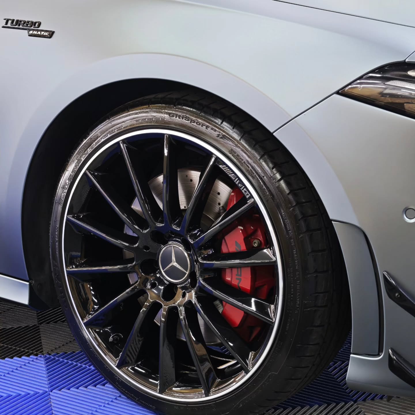 Ultra Matte Metallic Grey Blue Car Vinyl Wrap |Gray Blue Car Wrap PET product image 11 - Veloro matte vinyl wrap