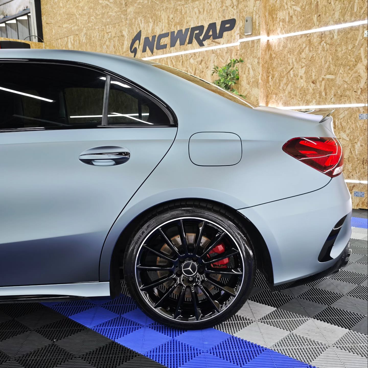 Ultra Matte Metallic Grey Blue Car Vinyl Wrap |Gray Blue Car Wrap PET product image 6 - Veloro matte vinyl wrap