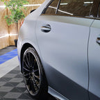 Ultra Matte Metallic Grey Blue Car Vinyl Wrap |Gray Blue Car Wrap PET product image 10 - Veloro matte vinyl wrap