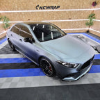Ultra Matte Metallic Grey Blue Car Vinyl Wrap |Gray Blue Car Wrap PET product image 12 - Veloro matte vinyl wrap