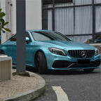 Matte Metallic Lake Blue Car Vinyl Wrap product image 4 - Veloro matte vinyl wrap