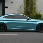 Matte Metallic Lake Blue Car Vinyl Wrap product image 5 - Veloro matte vinyl wrap