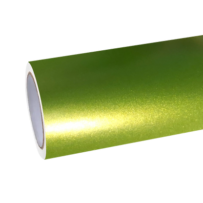 Matte Metallic Lemon Green Car Vinyl Wrap