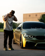 Matte Metallic Lighting Green Car Vinyl Wrap PET product image 13 - Veloro matte vinyl wrap