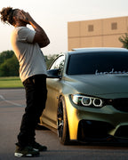 Matte Metallic Lighting Green Car Vinyl Wrap PET product image 12 - Veloro matte vinyl wrap