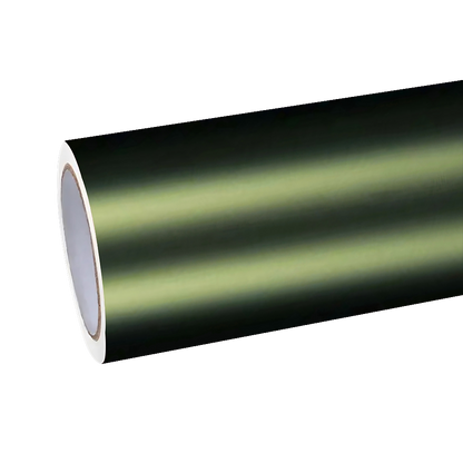 Matte Metallic Lighting Green Car Vinyl Wrap PET