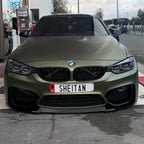 Matte Metallic Lighting Green Car Vinyl Wrap PET product image 3 - Veloro matte vinyl wrap