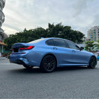 Matte Metallic Mist Blue Car Vinyl Wrap | Vivid Blue Car wrap product image 8 - Veloro matte vinyl wrap