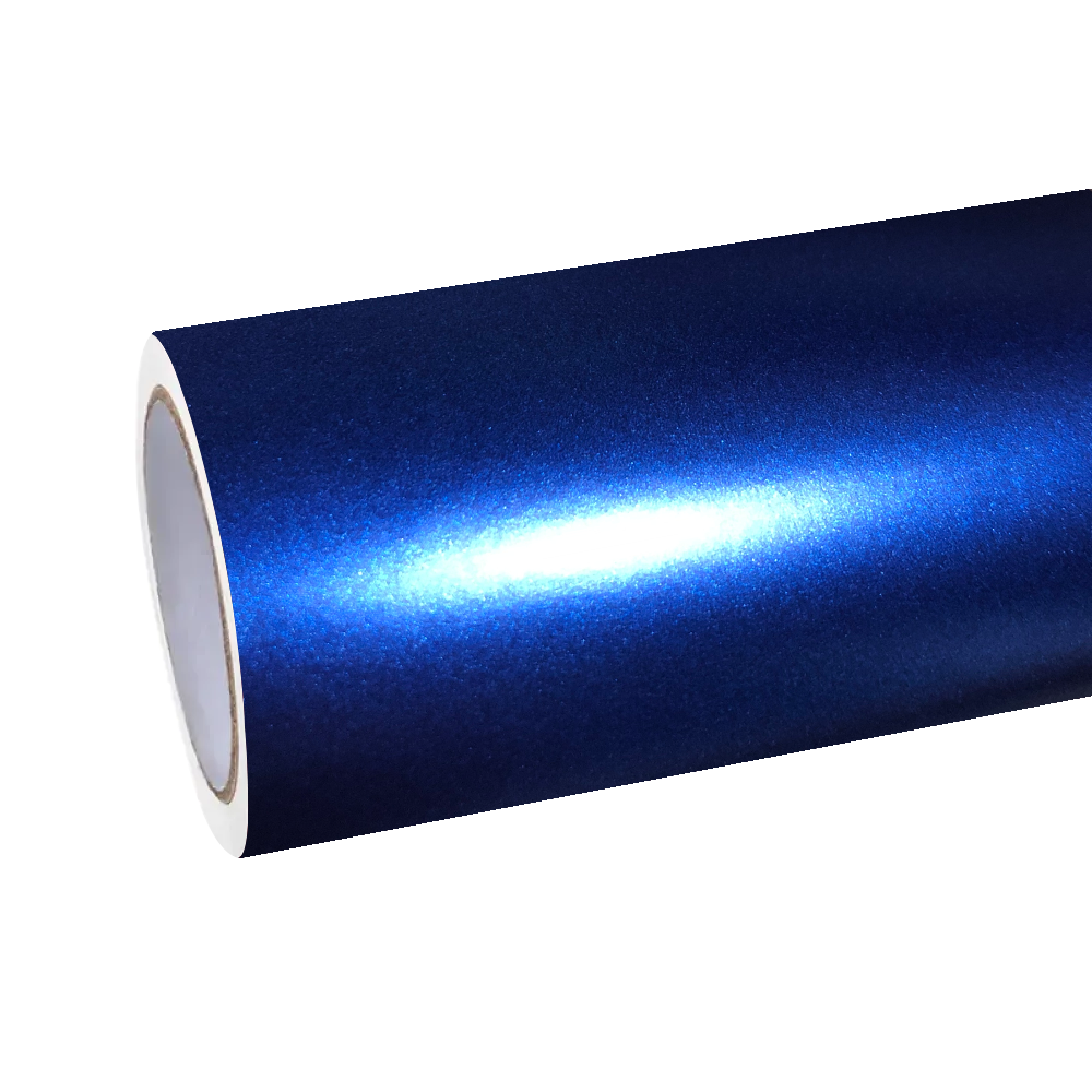 Matte Metallic Navy Blue Car Vinyl Wrap PET