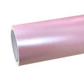 Matte Metallic Pearl Pink Car Vinyl Wrap PET