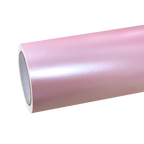 Matte Metallic Pearl Pink Car Vinyl Wrap PET