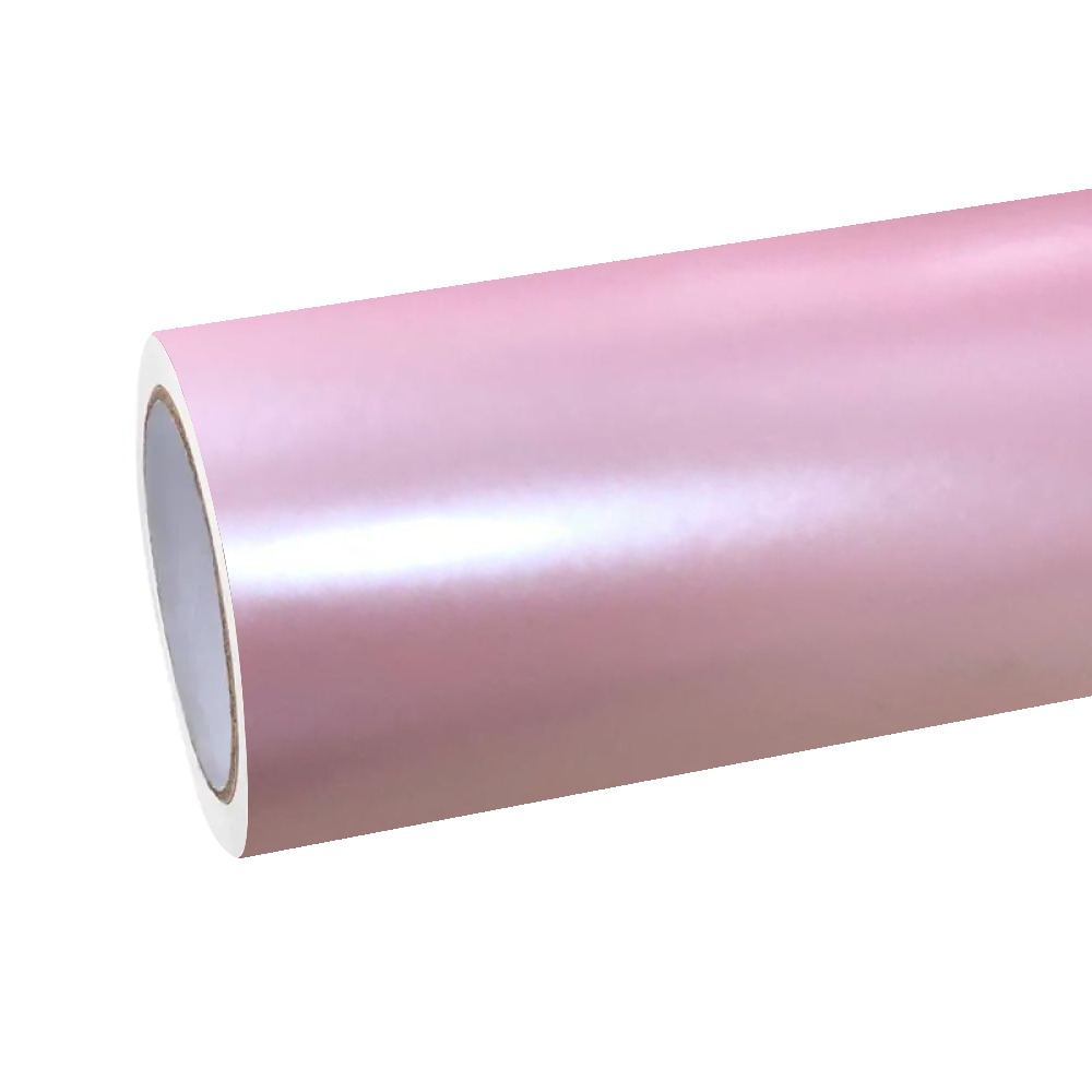 Matte Metallic Pearl Pink Car Vinyl Wrap PET