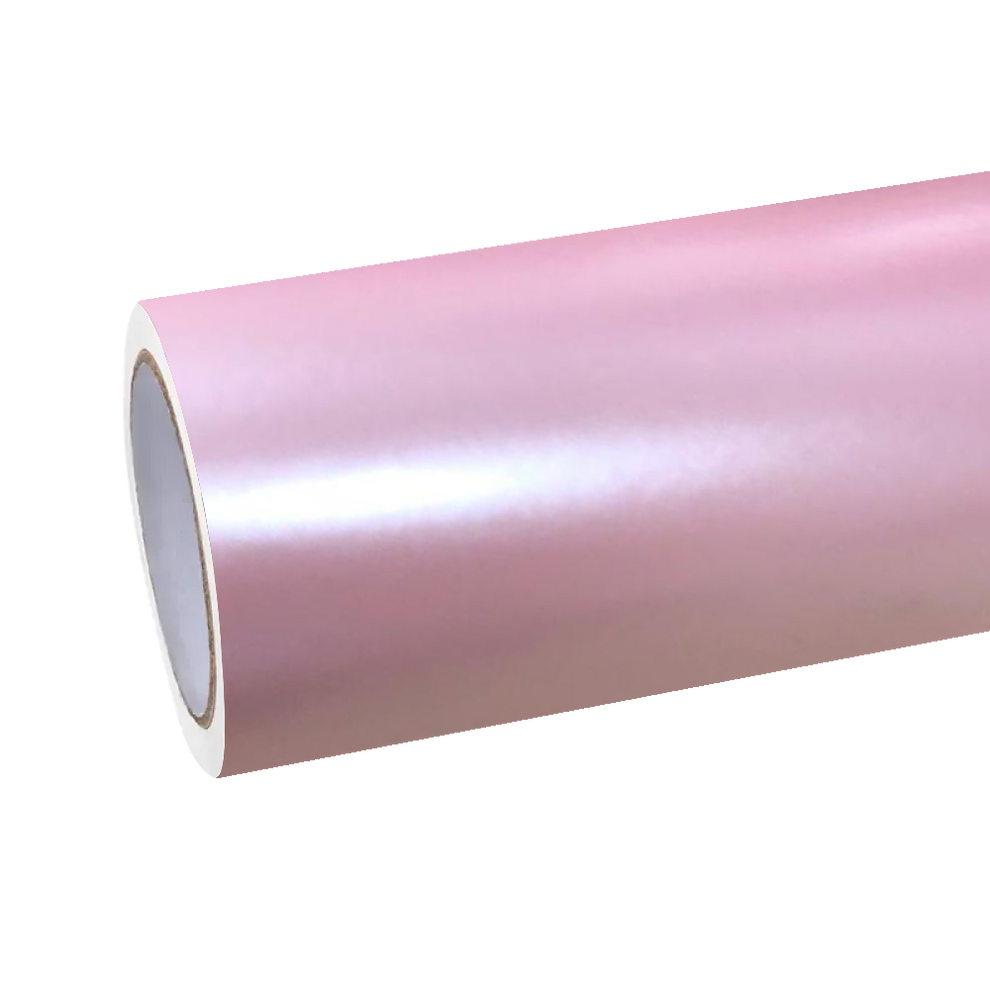 Matte Metallic Pearl Pink Car Vinyl Wrap PET
