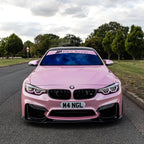 Matte Metallic Pearl Pink Car Vinyl Wrap PET product image 4 - Veloro matte vinyl wrap