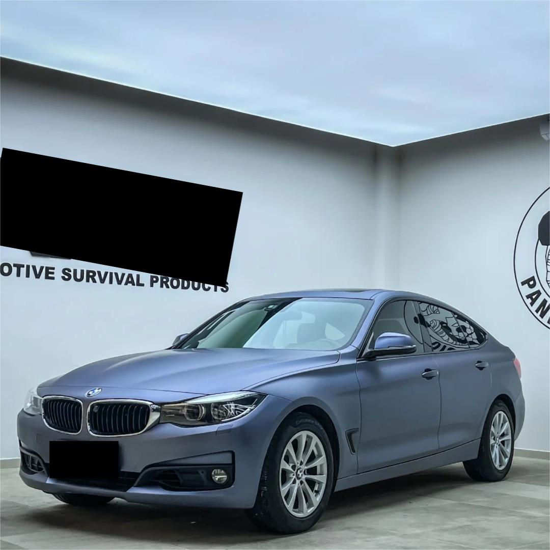 Matte Satin Racing Blue Car Vinyl Wrap PET product image 8 - Veloro matte vinyl wrap