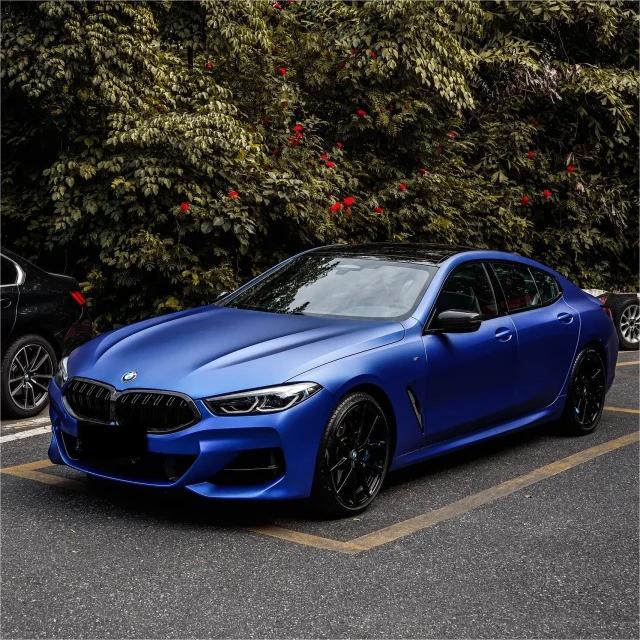 Matte Metallic Satin Blueberry Car Vinyl Wrap PET product image 12 - Veloro matte vinyl wrap