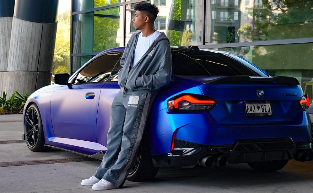 Matte Metallic Satin Blueberry Car Vinyl Wrap PET product image 7 - Veloro matte vinyl wrap
