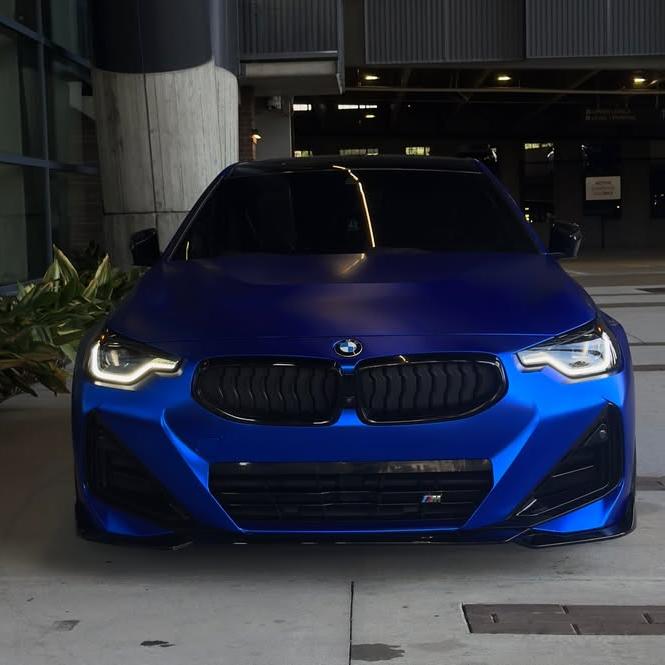 Matte Metallic Satin Blueberry Car Vinyl Wrap PET product image 4 - Veloro matte vinyl wrap