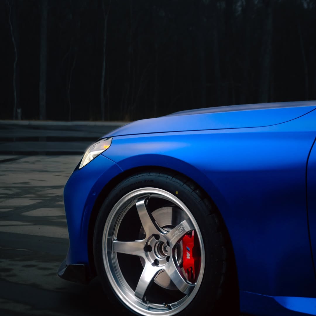 Matte Metallic Satin Blueberry Car Vinyl Wrap PET product image 10 - Veloro matte vinyl wrap