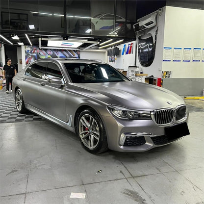 Matte Metallic Satin Brown Grey Car Vinyl Wrap product image 4 - Veloro matte vinyl wrap