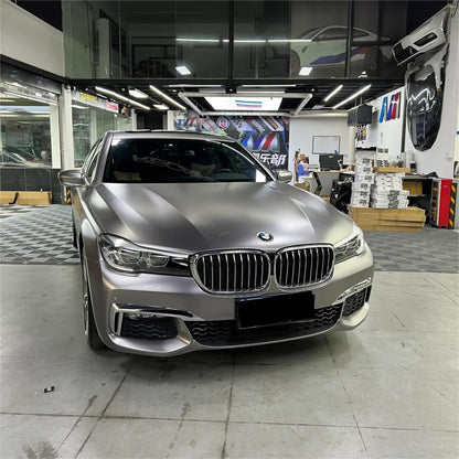 Matte Metallic Satin Brown Grey Car Vinyl Wrap product image 3 - Veloro matte vinyl wrap
