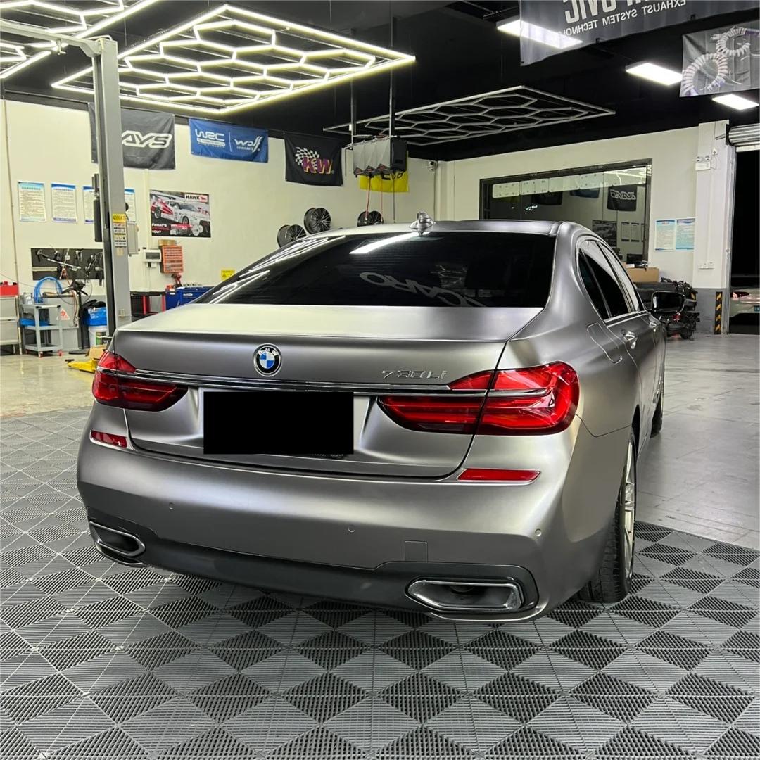 Matte Metallic Satin Brown Grey Car Vinyl Wrap product image 7 - Veloro matte vinyl wrap