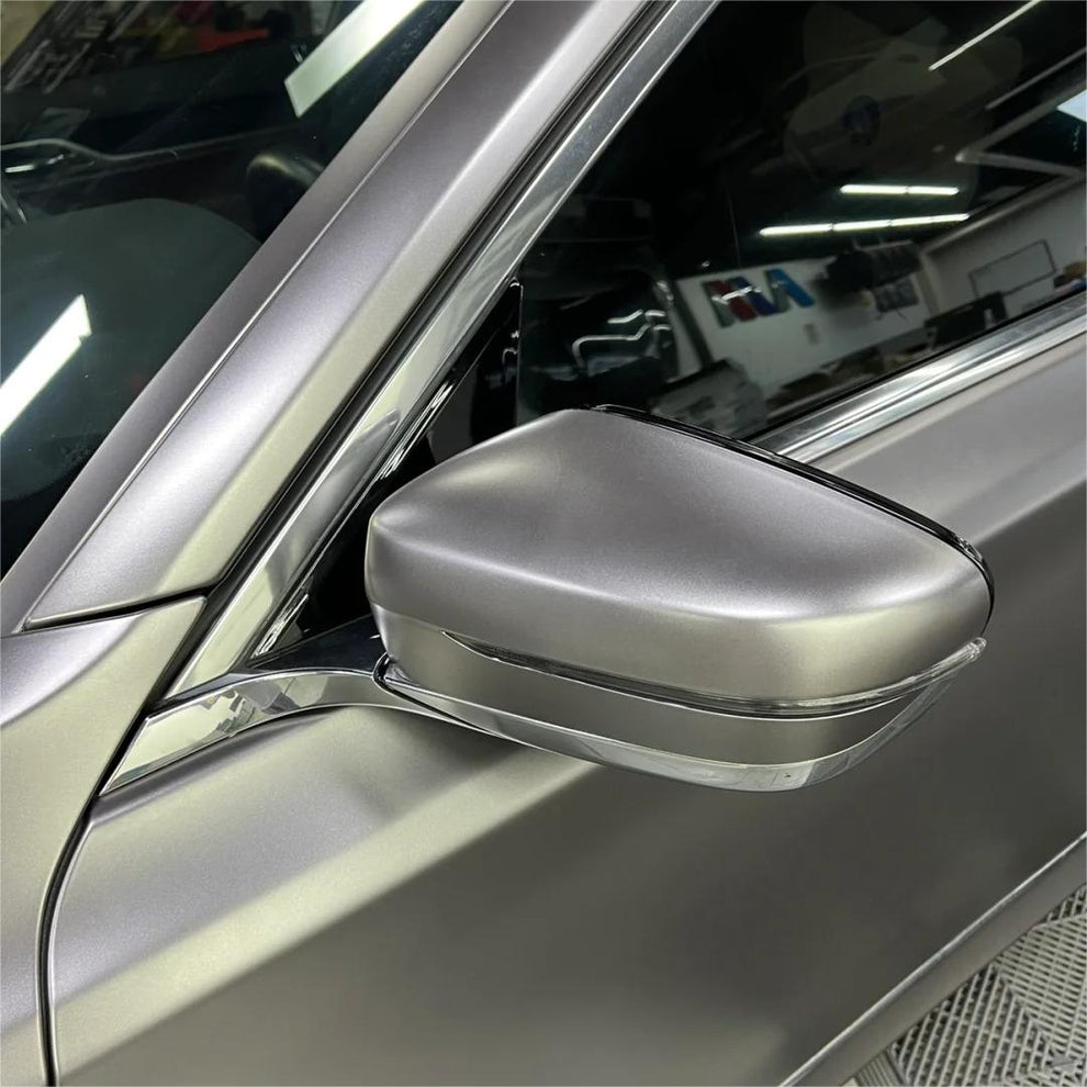 Matte Metallic Satin Brown Grey Car Vinyl Wrap product image 5 - Veloro matte vinyl wrap