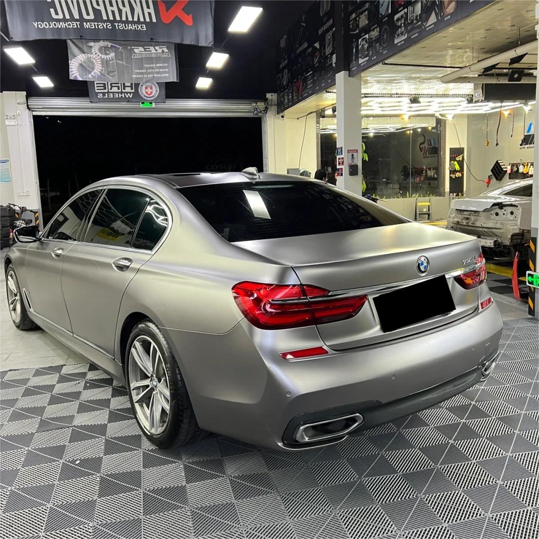 Matte Metallic Satin Brown Grey Car Vinyl Wrap product image 6 - Veloro matte vinyl wrap