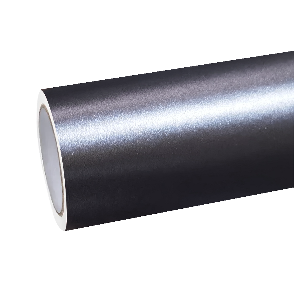 Matte Metallic Satin Carbon Grey Car Vinyl Wrap