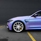 Matte Chameleon Glacial Frost Purple Car Vinyl Wrap PET product image 4 - Veloro color shift vinyl wrap