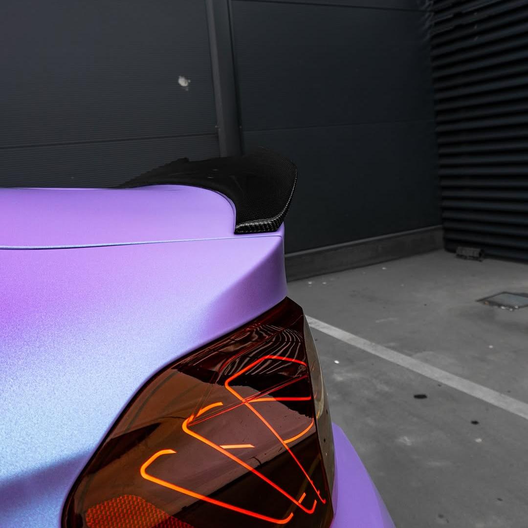 Matte Chameleon Glacial Frost Purple Car Vinyl Wrap PET product image 7 - Veloro color shift vinyl wrap