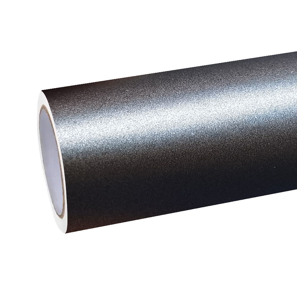 Matte Metallic Satin Charcoal Grey Car Vinyl Wrap PET