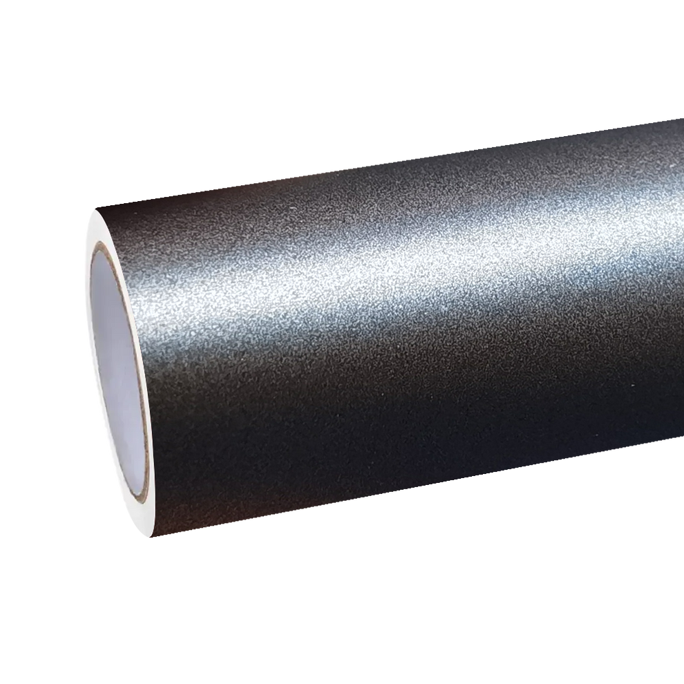 Matte Metallic Satin Charcoal Grey Car Vinyl Wrap PET