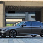 Matte Metallic Satin Charcoal Grey Car Vinyl Wrap PET product image 3 - Veloro matte vinyl wrap