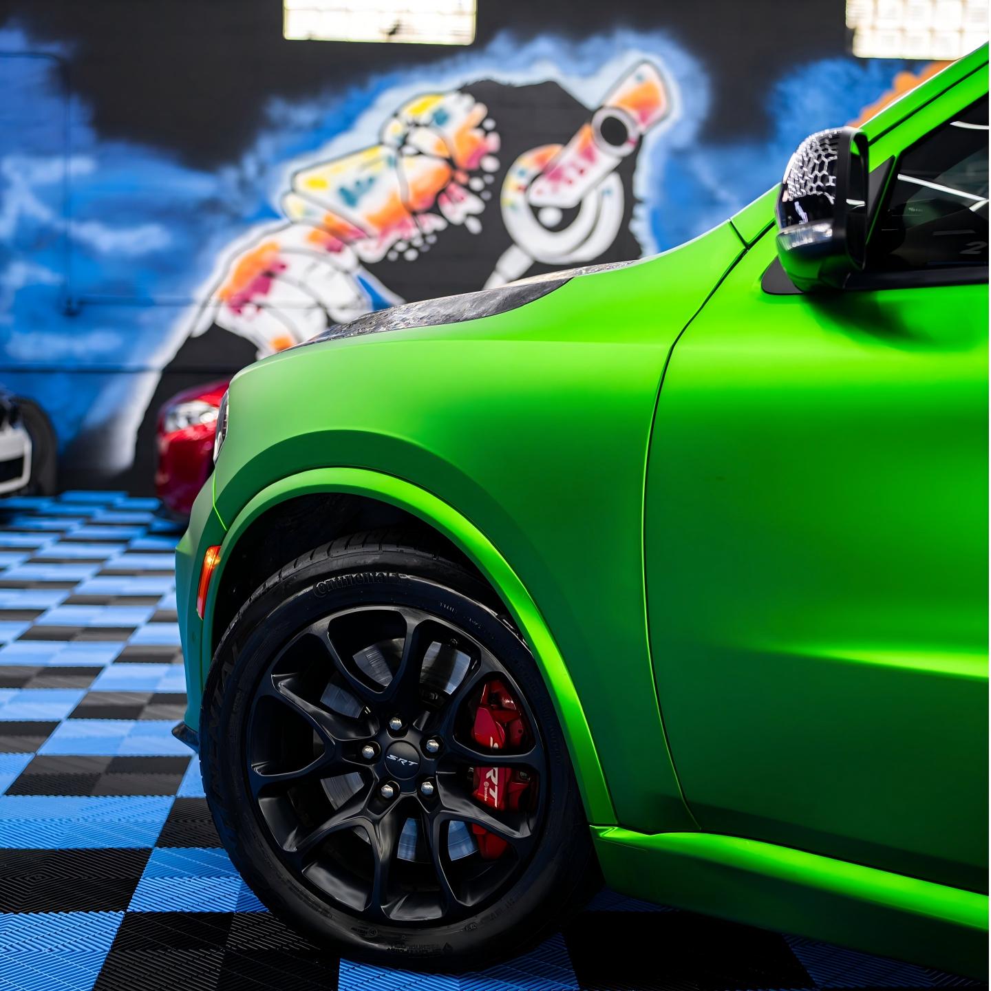 Matte Chrome Green Car Vinyl Wrap product image 10 - Veloro chrome vinyl wrap