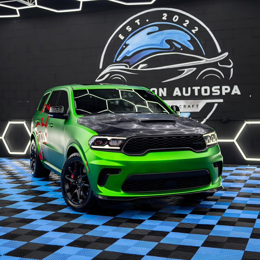 Matte Chrome Green Car Vinyl Wrap product image 8 - Veloro chrome vinyl wrap