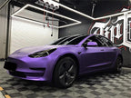 Matte Metallic Satin Chrome Purple Car Vinyl Wrap product image 5 - Veloro chrome vinyl wrap