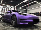 Matte Metallic Satin Chrome Purple Car Vinyl Wrap product image 4 - Veloro chrome vinyl wrap