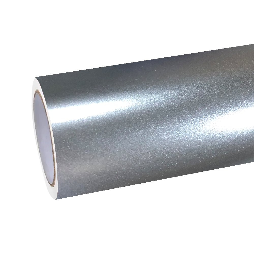 Matte Satin Chrome Silver Car Vinyl Wrap | Satin Chrome X Silver Car Wrap