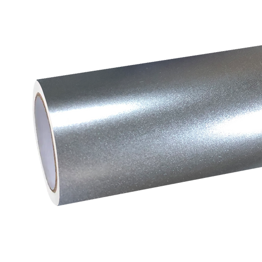 Matte Satin Chrome Silver Car Vinyl Wrap | Satin Chrome X Silver Car Wrap
