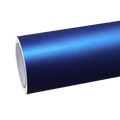 Matte Metallic Satin Dark Blue Car Vinyl Wrap