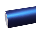 Matte Metallic Satin Dark Blue Car Vinyl Wrap