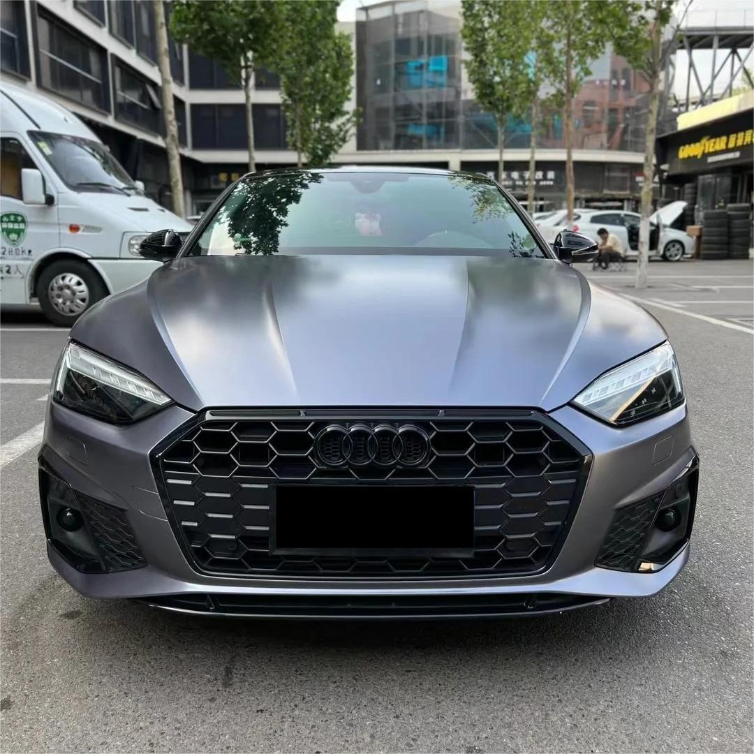Matte Metallic Satin Deep Grey Car Vinyl Wrap product image 3 - Veloro matte vinyl wrap