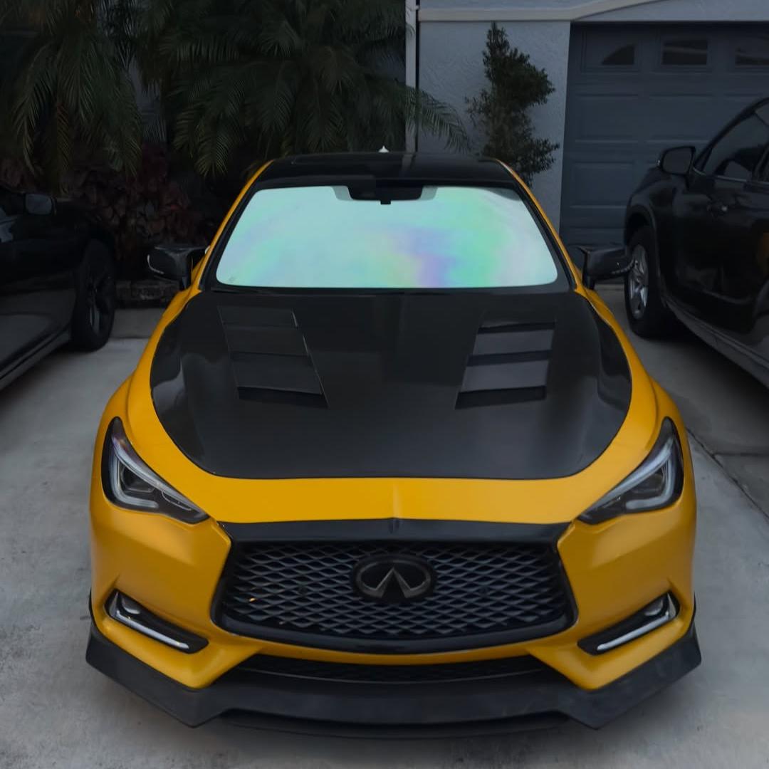 Matte Metallic Satin Energetic Yellow Car Vinyl Wrap product image 4 - Veloro matte vinyl wrap