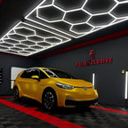 Matte Metallic Satin Energetic Yellow Car Vinyl Wrap product image 8 - Veloro matte vinyl wrap
