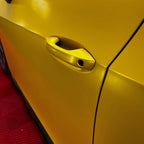 Matte Metallic Satin Energetic Yellow Car Vinyl Wrap product image 13 - Veloro matte vinyl wrap