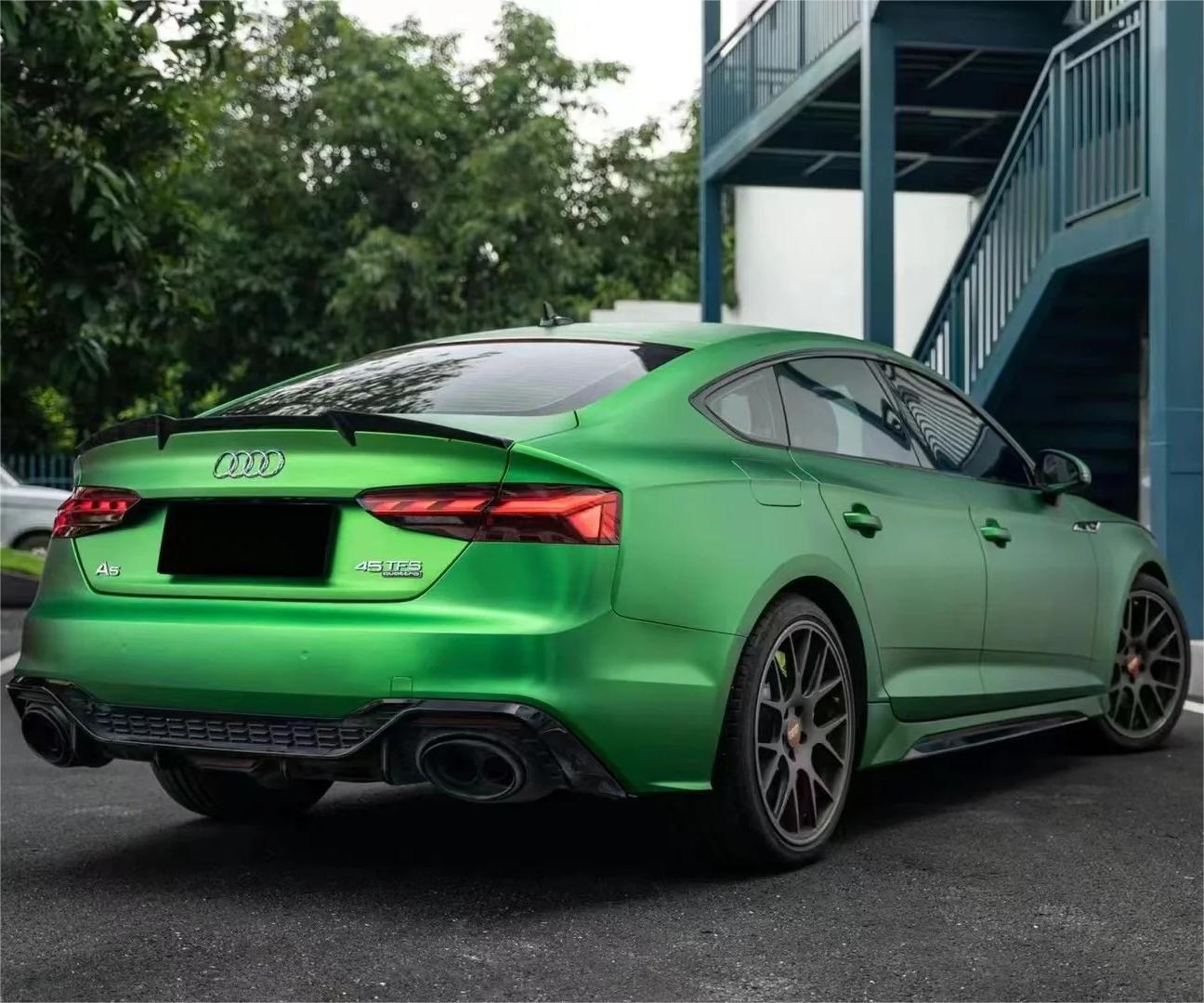 Matte Metallic Satin Flame Green Car Vinyl Wrap product image 5 - Veloro matte vinyl wrap