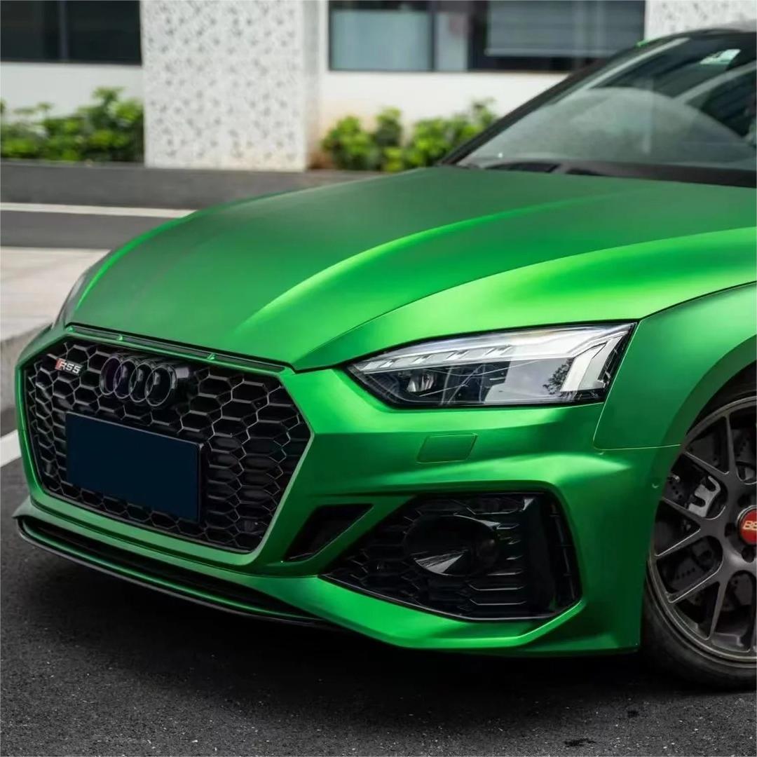 Matte Metallic Satin Flame Green Car Vinyl Wrap product image 8 - Veloro matte vinyl wrap