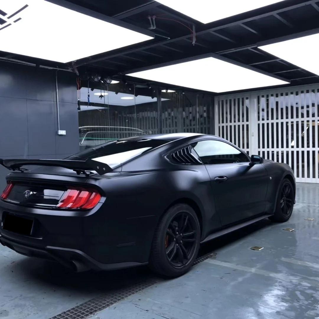 Matte Metallic Satin Gold Dust Black Car Vinyl Wrap PET product image 9 - Veloro matte vinyl wrap
