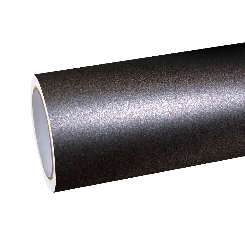 Matte Metallic Satin Gunmetal Grey Car Vinyl Wrap PET